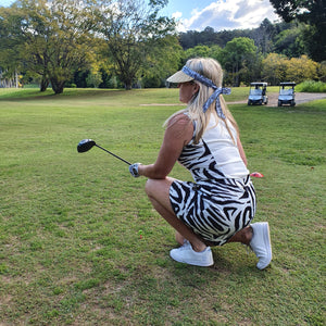 Women's Golf Skort - Dancing Zebra