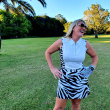 Load image into Gallery viewer, Women&#39;s Golf Skort - Dancing Zebra