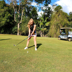 Women's Sleeveless Golf Top - Summer Tartan