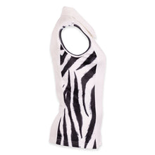 Load image into Gallery viewer, Women&#39;s Sleeveless Golf Top - Dancing Zebra