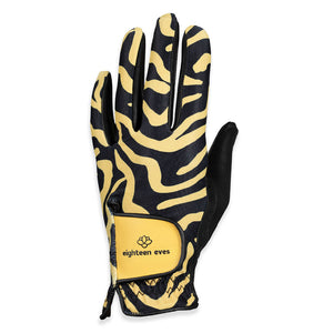 Women's Leather Golf Glove - Ex Squeeze Me Yellow