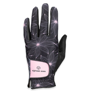 Women's Leather Golf Glove - A Violet Burst Pink