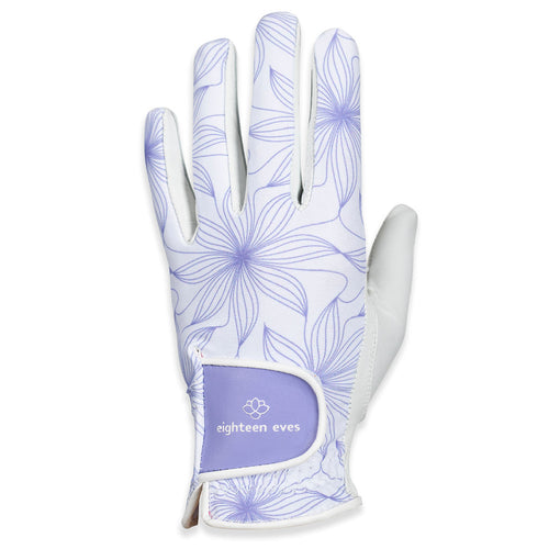 Women's Leather Golf Glove - A Violet Burst Purple